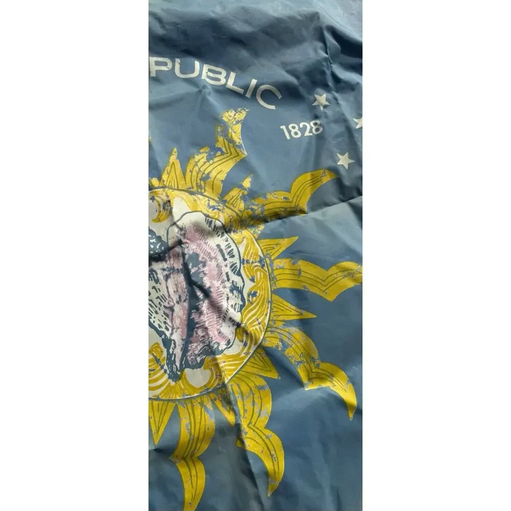 VINTAGE CONCH REPUBLIC AND CAT CAY FLAG - BORDER PATROL STICKER